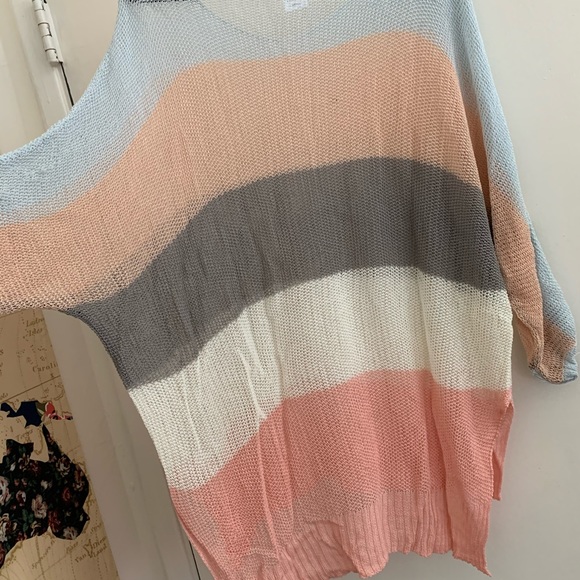 Striped breezy sweater - Picture 3 of 4